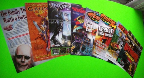 Arcade game flyers - game, addams