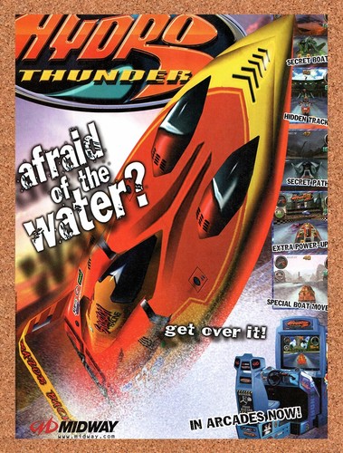 1999 hydro thunder arcade - hydro,
